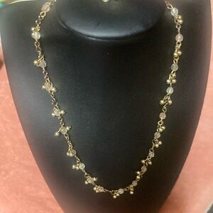 Gold tone charms with Crystals